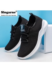 Women Spring Autumn New Sneakers Vulcanized Shoes Skateboard Lady Loafers Women Casual Shoes Flats Running Shoes Sneakers Knitting