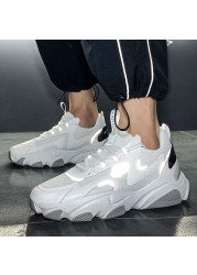 outdoor casual shoes men sneakers sneakers men plus size 44 reflective shoes male height increasing fashion walking shoes