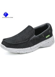 2022 summer men's casual shoes comfortable loafers outdoor lightweight sports shoes fashion men canvas shoes large size vulcanized shoes