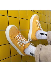 Men's casual shoes Korean version all-match Harajuku Ulzzang casual men's shoes student thick-soled platform shoes fashion sneakers