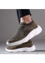 Men Shoes 2022 Spring New Slip On Sock Casual Shoes Men Shoes Male Footwear Mocassin Walking Shoes Sneakers Zapatillas Hombre