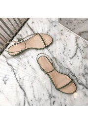 VENTACT Size 34-43 Women Flat Sandals Buckle Women Summer Shoes Fashion Simple Holiday Daily Sandals Women's Shoes