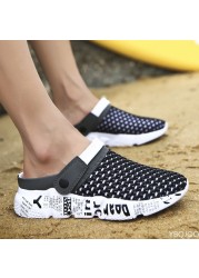 Summer Mesh Shoes Men Sandals Beach Slippers Male Sneaker Man Zuecos Sandalias Zapatos Hombre