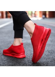 Damyuan Men's Lightweight Running Shoes Walking Shoes Breathable Women's Sneakers Slip-On Loafers Shoe Men's Casual Shoes Size 46 2021