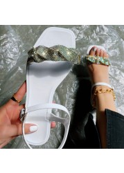 Women Sandals Women Shoes Fashion Sandals Flat Open Toe Colorful Diamond Casual Summer Sandals Fashion Sandals Women Shoes