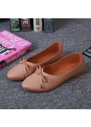 New Fashion Casual Summer Shoes Elegant Comfortable Ladies Fashion Flats Leisure Butterfly Knot Female Flat Shoes Women Shoe