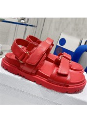 Blue Sandals Dad Shoes Women Gladiator Flat Ladies Sandals Color New Sandalias De Mujer Hawk Shoes For Women Summer 2022