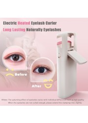 ANLAN Electric Heated Eyelashes Curler Long Lasting Curl Electric Eye Lash Perm Eyelashes Clip Eyelash Curler Device Makeup Tools