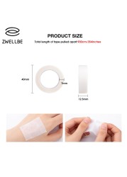 Eyelash Extension Tape 3/5 Rolls Micropure Tape for Eyelash Extension Cloth Tape for Eyelash Extension Supply