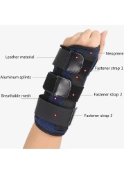 1pc Professional Carpal Tunnel Brace Breathable Adjustable Hand Wrist Splint Support Wrap Tendonitis Arthritis Pain Relief