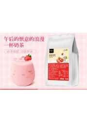 Milk Tea Powder Milk Tea Instant Ingredients Three In One Assam Milk Tea Hong Kong Style Milk Tea Strawberry Flavor Multiple Flavor