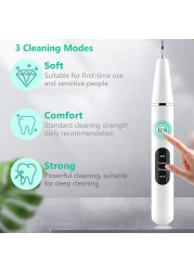 Ultrasonic Electric Teeth Cleaner Oral Teeth Stain Remover Sequin Plate Pet Scaler Teeth Whitening Stone Tools