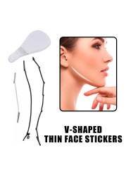 40-120pcs/set Fast Invisible Thin Face Stickers Lifting Face Line Wrinkle Sagging Skin V-Shape Face Lift Chin Up Tape Adhesive Tape