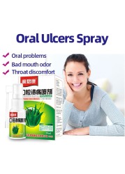 30ml Natural Herbal Oral Ulcer Spray Treatment Oral Severe Pain Irritation Oral Ulcer