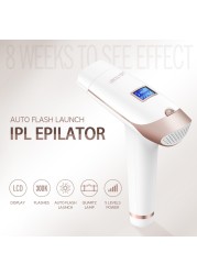 Lescolton 2in1 IPL لنزع الشعر آلة إزالة شاشة الكريستال السائل T009i الليزر الدائم بيكيني المتقلب الكهربائية Depilador الليزر