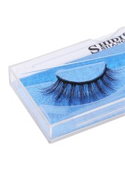 1 Box Mink Eyelashes Handmade Makeup Natural Long False Eyelashes 3D Mink Eyelashes