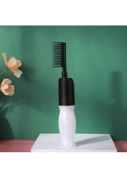 110ml Hair Dye Bottle Refillable ABS Applicator Comb Dispensing Hair Salon Easy Hair Coloring Hair Styling Tools