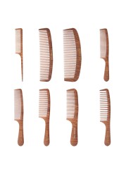 1pc Natural Pear Wooden Comb Scalp Massage Head Anti-static Detangling Head Hair Massage Combs Hair Styling Tools