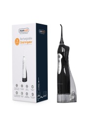 Oral Irrigator USB Rechargeable Water Flosser Portable Dental Water Jet 300ML Water Tank Waterproof Teeth Cleaner