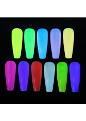 ur sugar 7.5ml luminous gel nail polish glow in the dark color semi permanent soak off uv varnish gel fluorescent nails art