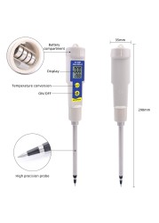 EC-315 متر التربة 2 في 1 التربة EC و جهاز قياس درجة الحرارة مقاوم للماء 0 ~ 4.00 mS/cm متعددة الأغراض الموصلية تستر مع ATC 50% Off