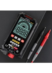 HABOTEST DMM HT125 Digital Multimeter Professional Automatic Intelligent Capacitance Ohm Dual Wired Continuity AC DC 600V