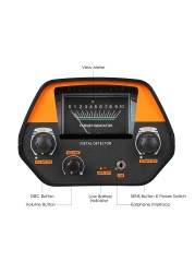 KKMOON-MD 4030 Upgrade GC-1016A Professional Underground Detector, Iron Wire Metal Gone Adjustable Butt Treasure Hunt