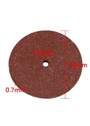 36pcs Dremel Accessories 24mm Abrasive Disc Cutting Discs Reinforced Cutting Grinding Wheels Rotary Blade Disc Tool