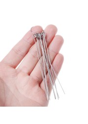 10pcs/set 0.6mm-1.3mm Guitar Nut Needle Files Nozzle Jet Gas Welding Tip Cleaner