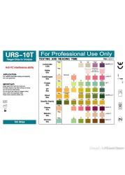 100 Strips URS-10T Urinalysis Reagent Strips 10 Urine Parameters Test Strip Leukocytes Nitrite Polybilinogen Protein pH