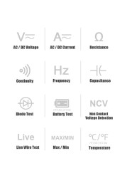 HABOTEST HT118 Professional Digital Multimeter 1000V 10A AC Voltmeter Transistor Capacitor Tester