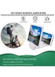 Mobile Phone Screen Magnifier Eyes Protection Display 3D Video Screen Amplifier Expanding Stand Holder Without Power