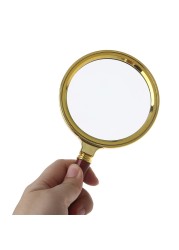 Hot 90mm Handheld 10X Magnifier Magnifying Glass Jewelry Reading Lens