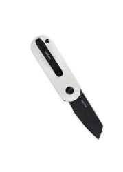 Kizer EDC Mini Bay Knife Ki2583A1 Survival Tactical Knife G10 Flipper Handle 2021 New S35VN Blade Camping Hunting Tools White