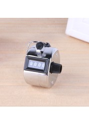 1pc Digit Number Counters Mechanical Hand Finger Count Manual Tally Clicker Timer Outdoor Sports Golf Football Counter Key Ring