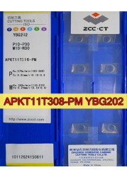 APKT11T308 APKT160408 PM YBG202 YBG212 YBG205 YBG302 YB9320 100% original Zcc.ct carbide insert