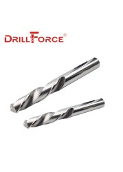 Drillforce 1pc 0.5mm-20mm Left Hand Steel Carbide Drill Bit Reverse Spiral Flute Twist Drill Bit For Steel Alloy Stainless Tool