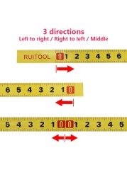 Woodworking T Track Tape Measure 12.5/16/19mm Width Metric Self-Adhesive Gauge Ruler for Miter Track Router Table Saw Measuring