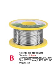 3% silver 0.8mm lead-free silver solder wire for speaker DIY