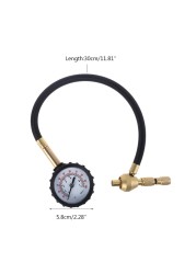 Professional Quick Tire Deflator Pressure Gauge 100Psi With Special Chuck For 4X4 Large Off-Road Tire On Jeep 649A