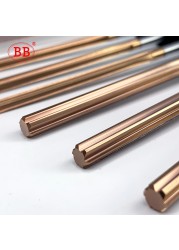 BB 1mm to 20mm Carbide Lathe Machine Coated Straight Flute H7 Tolerance Chucking Hardened Steel Metal Cutter 6 Flutes CNC Tool