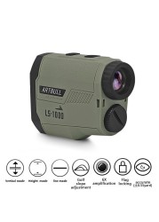 ARTBULL Golf Laser Rangefinder 1000m 650m Telescope with Flag Lock Slope Pin Laser Distance Meter for Monocular Hunting