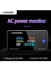 KWS-AC300 100A Digital Energy Meter Voltmeter Ammeter Wattmeter KWS Power Energy Meter Electric Meter With Reset Function