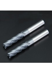 1 قطعة Endmill طحن أدوات 2 الناي HRC50 4 الناي التنغستن الصلب طحن القاطع نهاية مطحنة المعادن القاطع 6 مللي متر 8 مللي متر 10 مللي متر 12 مللي متر 14 مللي متر 16 مللي متر