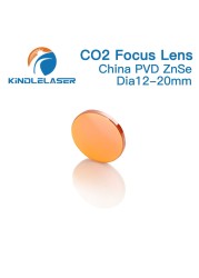 Kindleliser China CO2 ZnSe Focus Lens Dia.12/15/18/19.05/20mm FL38.1/50.8/63.5/101.6/127mm For Laser Engraving Cutting Machine