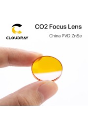 Cloudray China CO2 ZnSe Focus Lens Dia.18 19.05 20mm FL38.1 50.8 63.5 101.6 127mm 1.5 - 4" for Laser Engraving Cutting Machine