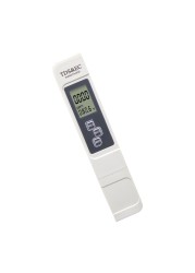 3 in 1 TDS Meter Portable Pen Pool Water Water Quality Tester Easy Carry Digital High Accuracy Swimming Durable Parts