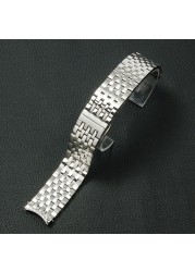 20mm Solid Stainless Steel Watch Band For Tissot 1853 T063 T063617 T063637 T063639A Watchband Watch Strap Hand Bracelet