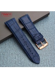 Genuine leather watchband 22mm watch bracelet for gu-ess W0040G3 W0040G5 W0247G3 watches band brand leather watch strap men