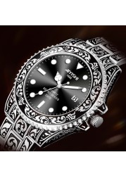 2022 New Fashion Men's Watches Luxury Quartz Wristwatches Waterproof Automatic Date Men Business Watches Men's Watches